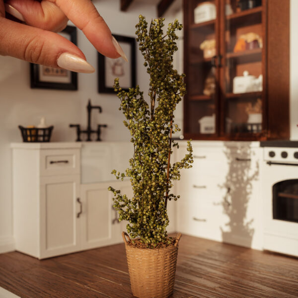 Tiesto con planta árbol