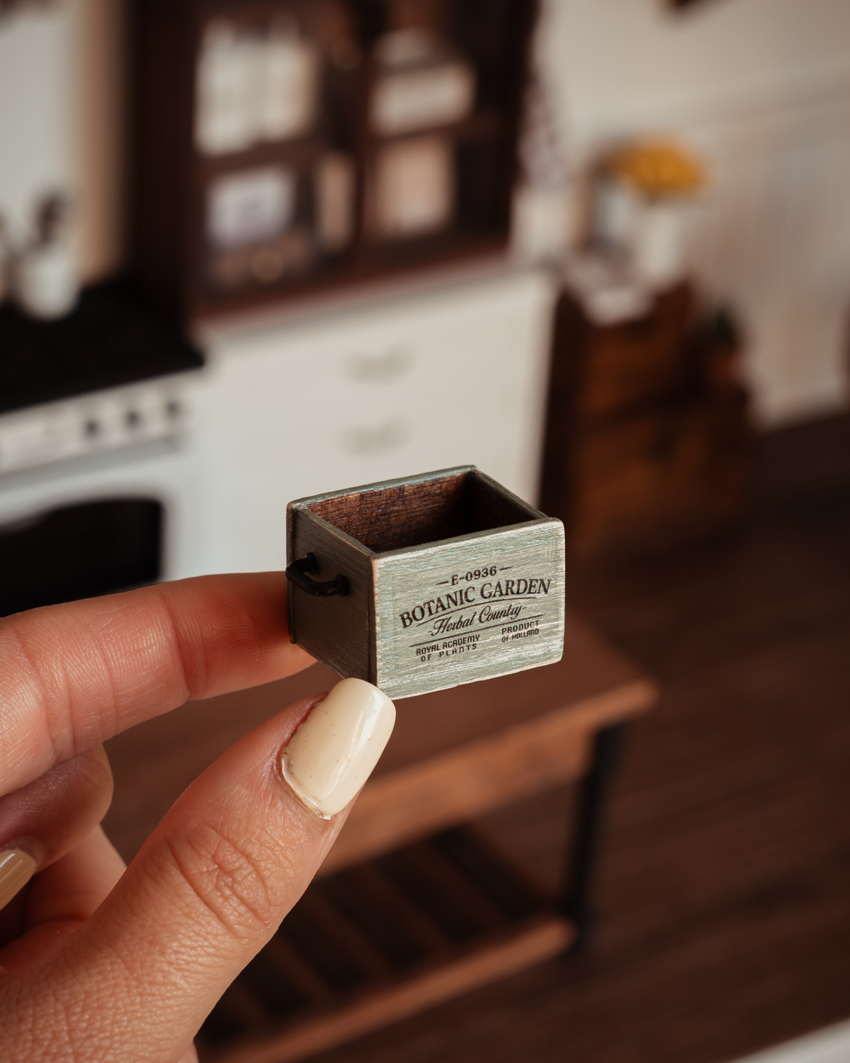 Caja vintage de estilo granero - Imagen 2