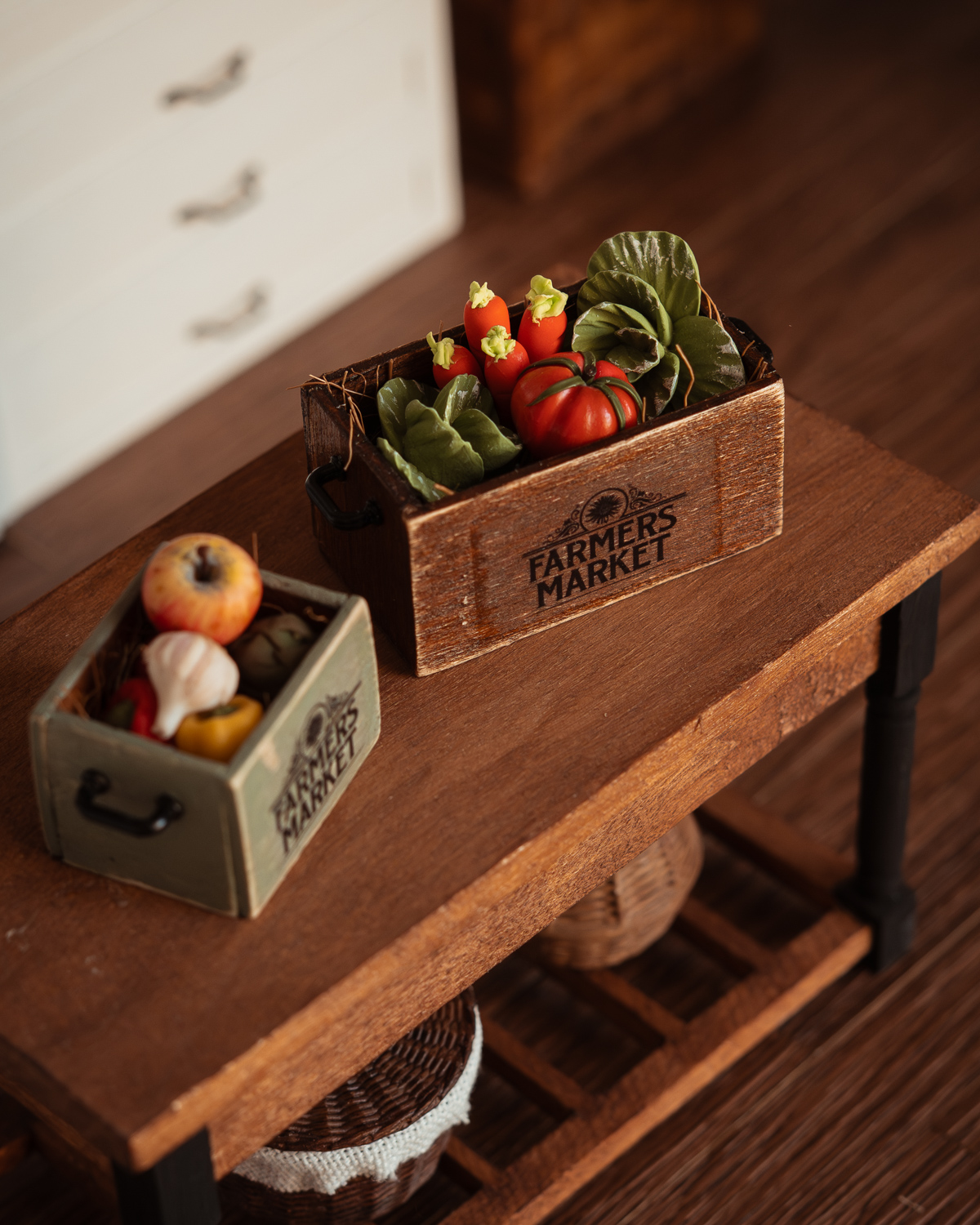 Caja vintage de estilo granero - Imagen 10