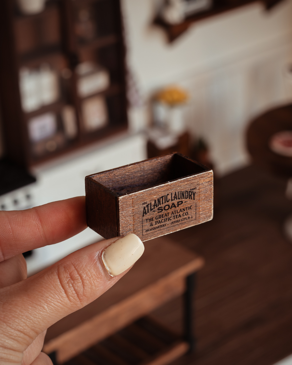 Caja vintage de estilo granero - Imagen 7