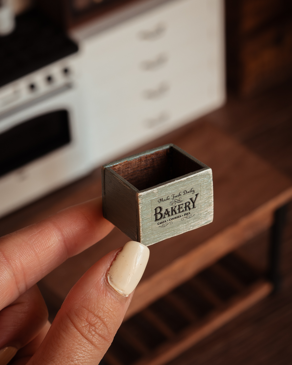 Caja vintage de estilo granero - Imagen 9