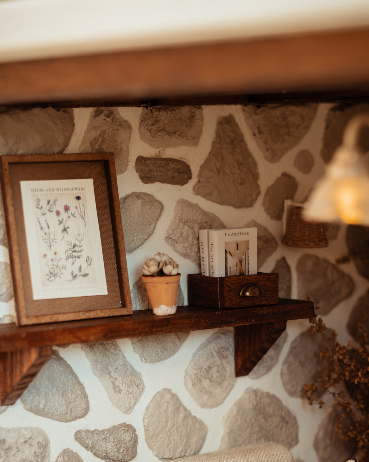 Cajón de madera con libros de farmhouse - Imagen 5