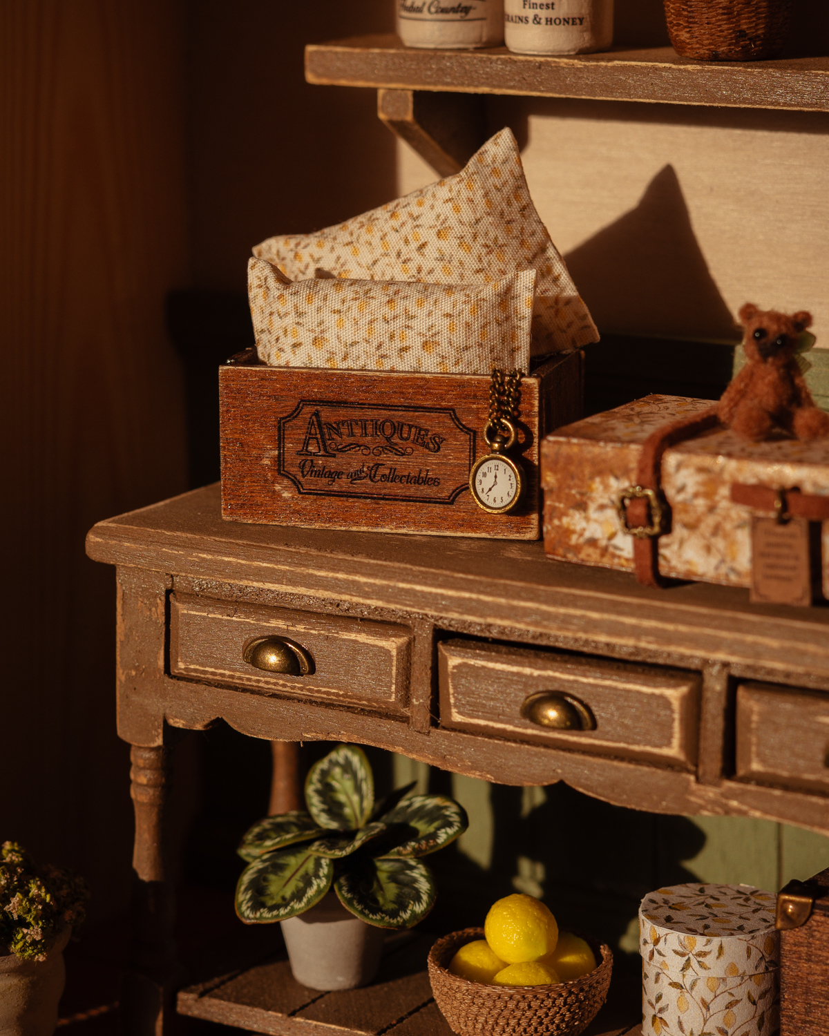 Caja vintage de estilo granero - Imagen 11